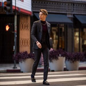 Suitsupply Charcoal MTM Three Piece Suit